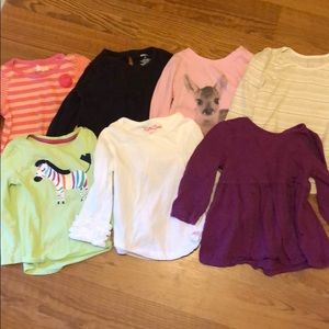 Toddler long sleeve shirt bundle